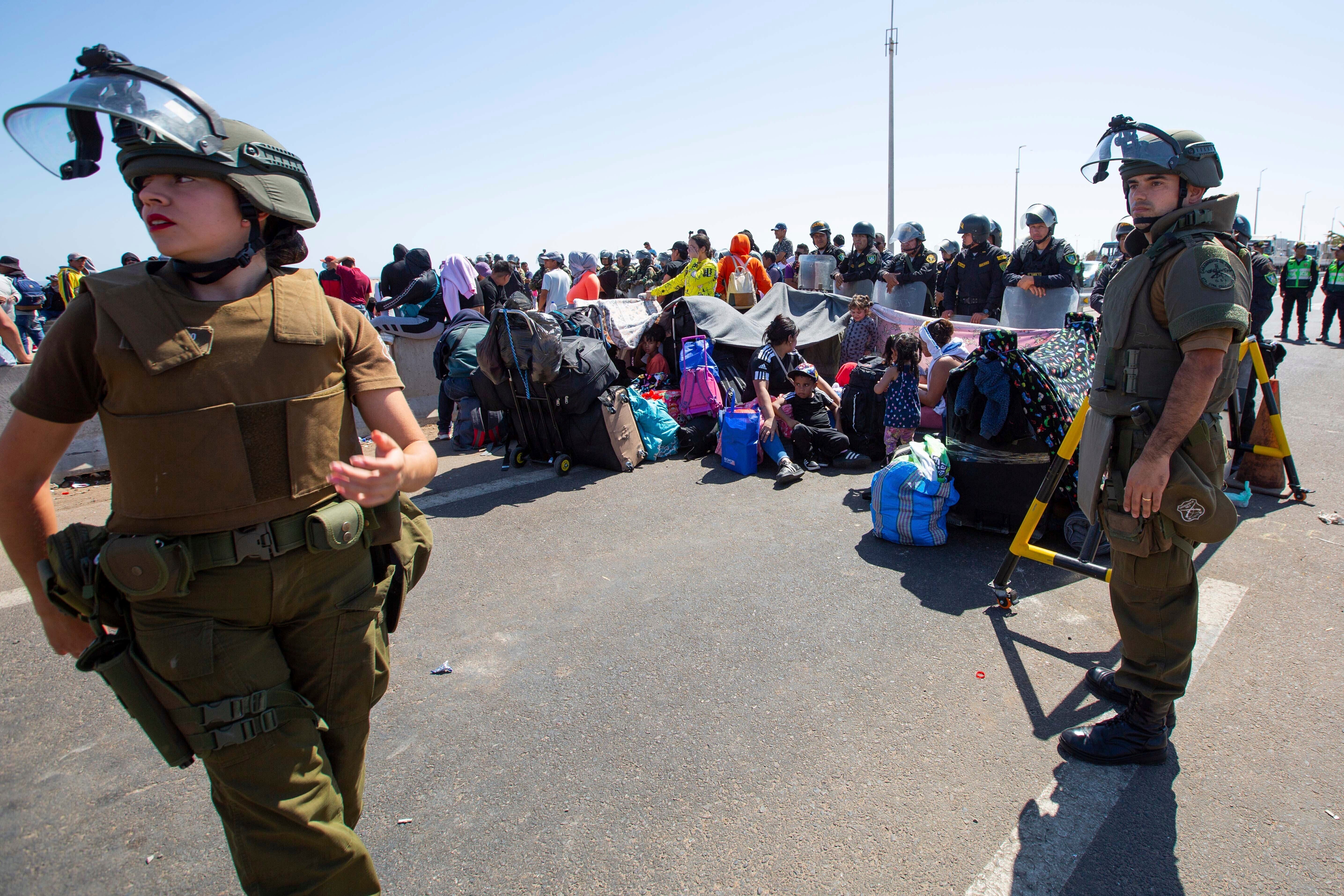 CHILE-PERÚ-MIGRANTES