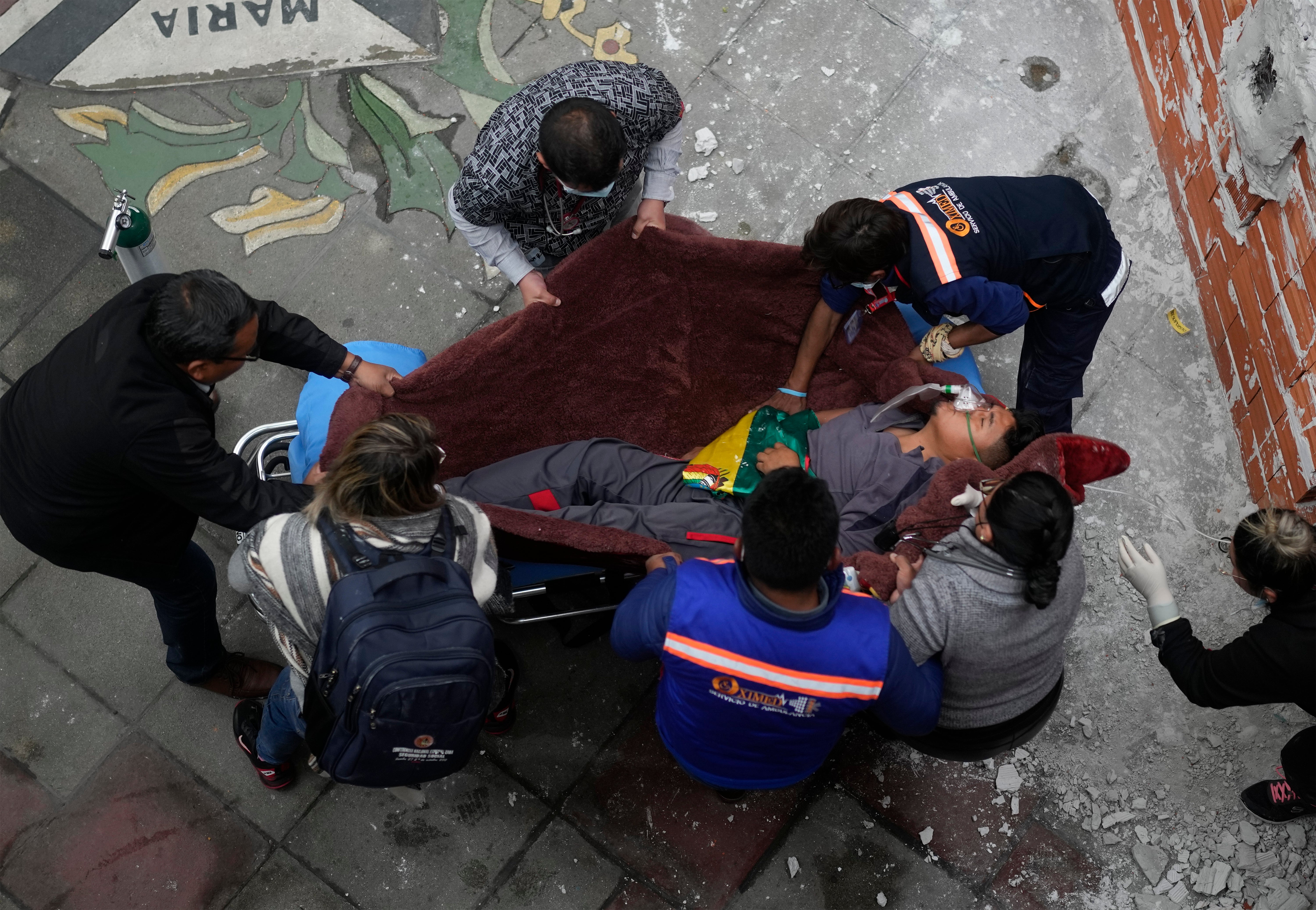 BOLIVIA-MAESTROS PROTESTA
