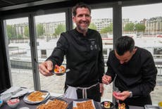 Baguettes sí, vinos no; comida gourmet en Olímpicos de Paris