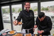 Baguettes sí, vinos no; comida gourmet en Olímpicos de Paris