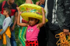 Algunas escenas de la frontera entre México y EEUU, donde las normas migratorias van a cambiar