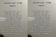 “Truco poco ético” reaviva debate en TikTok sobre los asientos de avión reclinables