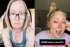 Tattoogate de TikTok: una tatuadora se vuelve viral por su estafa de precios y cambios de diseño