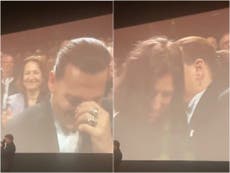 Johnny Depp “lagrimea” durante ovación de pie de siete minutos en Festival de Cannes