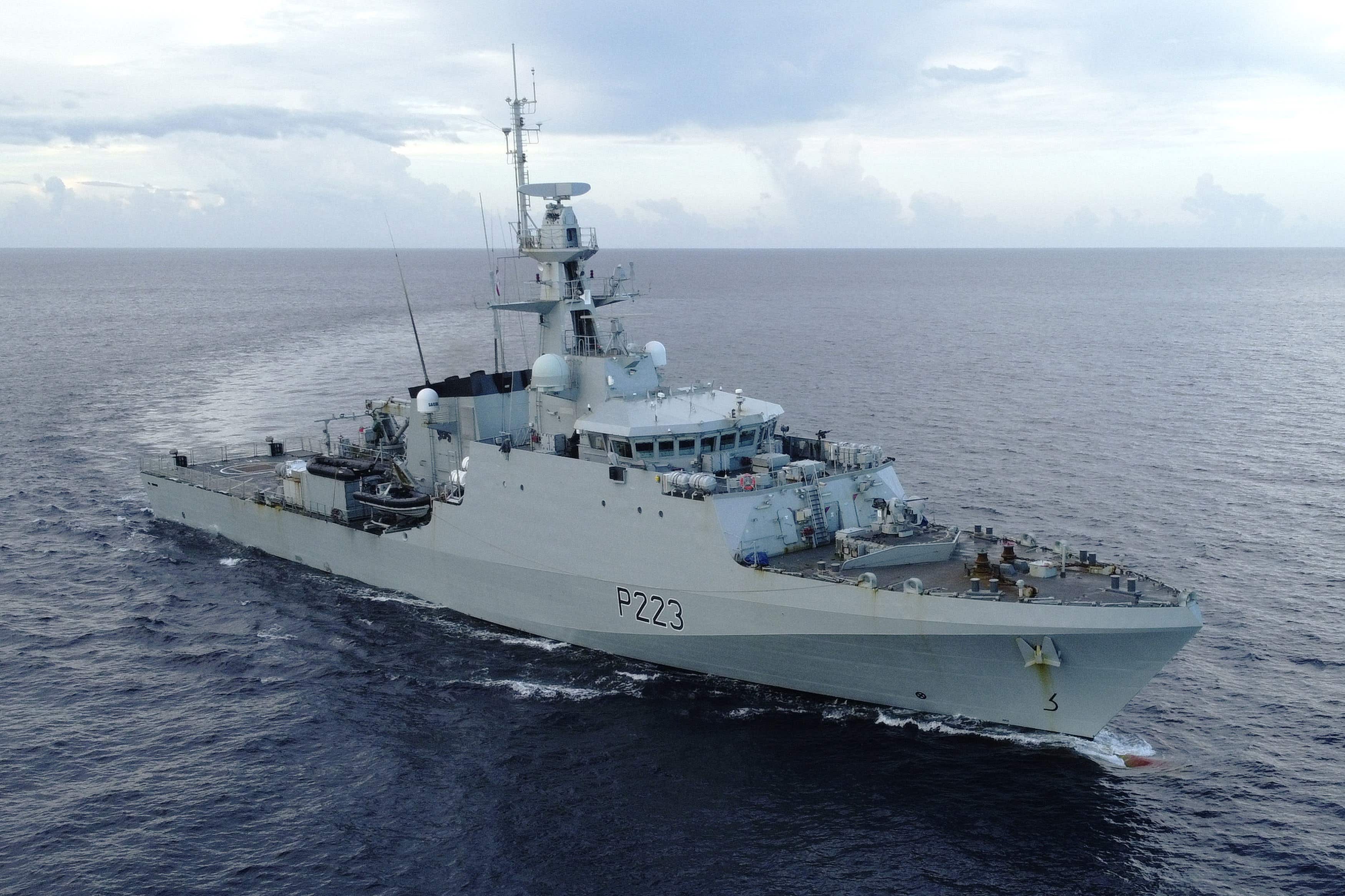 El HMS ‘Medway’, uno de los buques de patrulla global de la Marina Real Británica