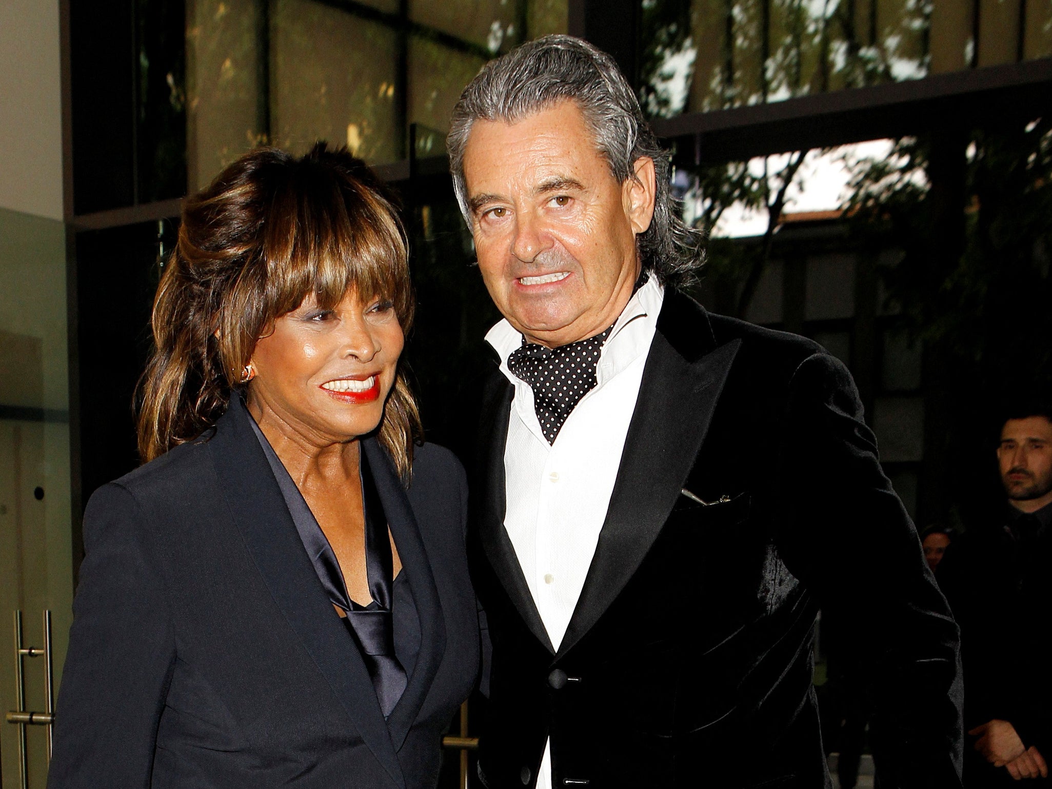 Tina Turner con su esposo Erwin Bach en 2015