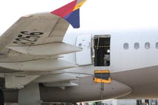Pasajero abre en pleno vuelo la puerta de un avión surcoreano; 12 personas resultan heridas