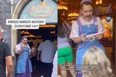 Padres defienden en TikTok a un empleado aprendiz del Hada Madrina en Disneyland después de un vídeo viral