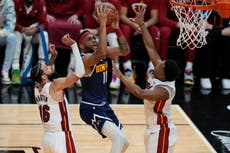 Nuggets quieren hacer historia y evitar la catástrofe ante el Heat