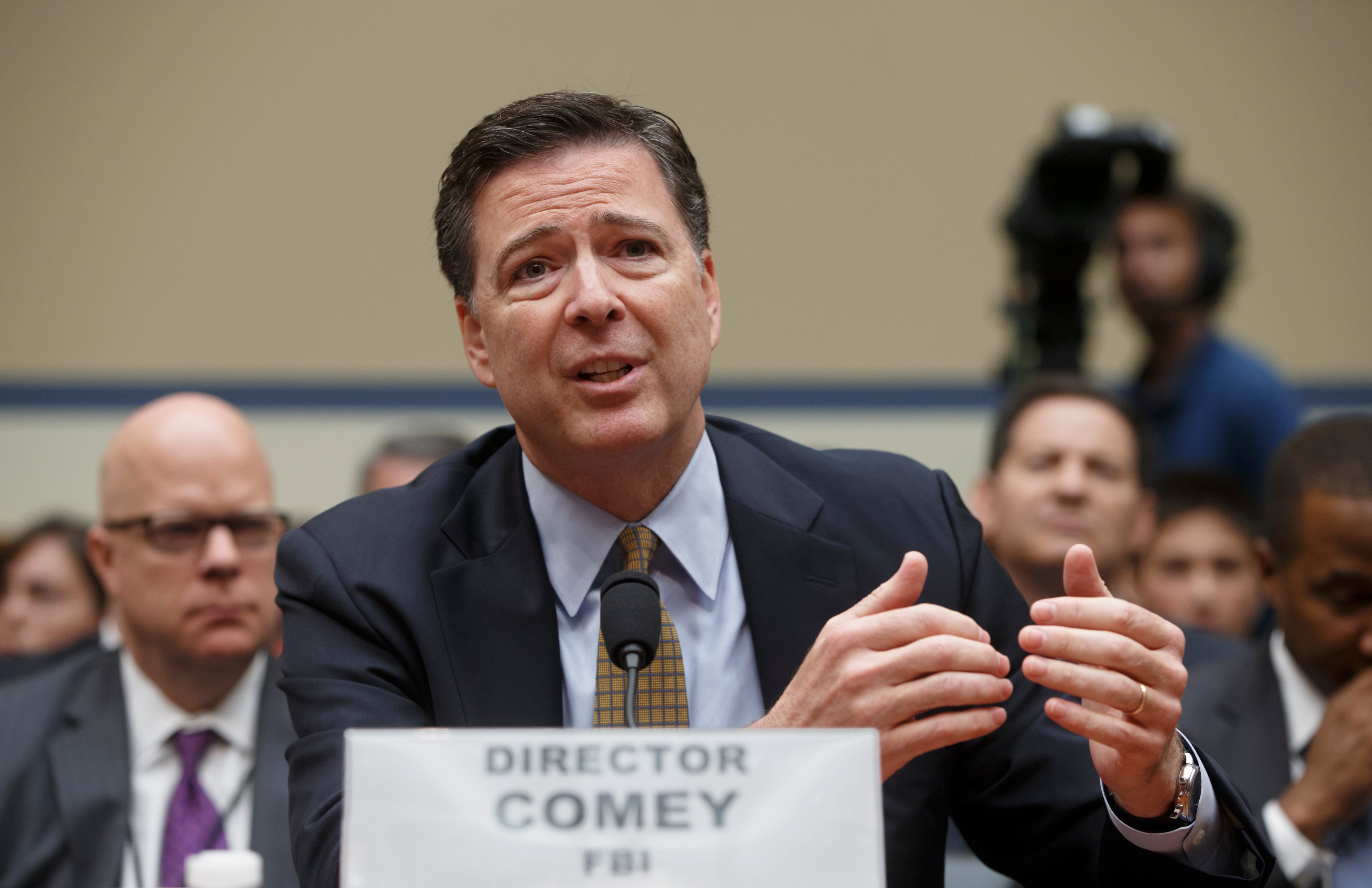 James Comey enfrenta actualmente una investigación federal relacionada con la publicación, según informaron funcionarios de la Casa Blanca