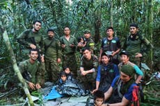 Niños hallados en selva colombiana tienen un déficit nutricional pero evolucionan favorablemente