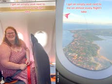 Bloguera de viajes de talla grande explica cómo consigue dos asientos en “casi todos” los vuelos