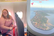 Bloguera de viajes de talla grande explica cómo consigue dos asientos en “casi todos” los vuelos