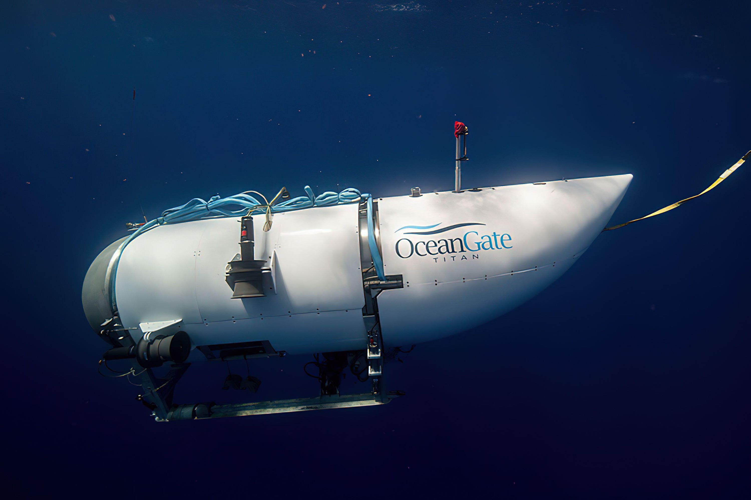 Titan, la embarcación sumergible de las expediciones de OceanGate