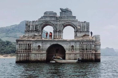 Iglesia mexicana vuelve a la superficie tras más de 50 años sumergida