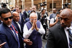 Modi hace yoga y diplomacia cultural en jardín de la ONU