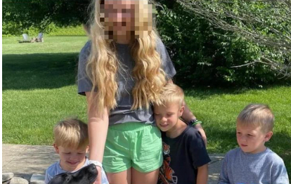 Una adolescente corrió a pedir ayuda a sus vecinos después de que su padrastro abrió fuego contra sus hermanos pequeños