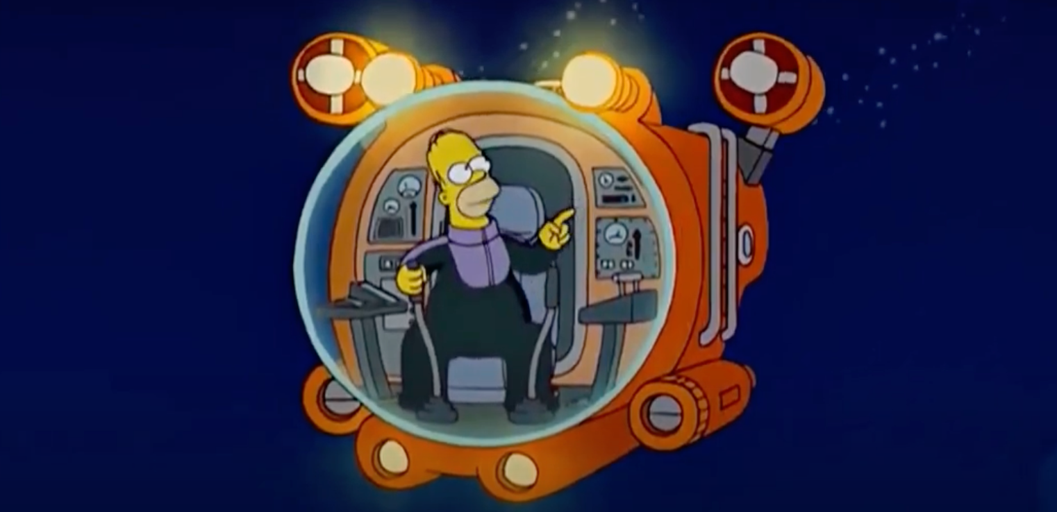 Los Simpson predijeron la tragedia del submarino perdido en expedición al Titanic