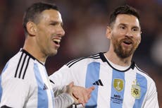 Messi, presencia estelar en partido despedida de Maxi Rodríguez en Rosario