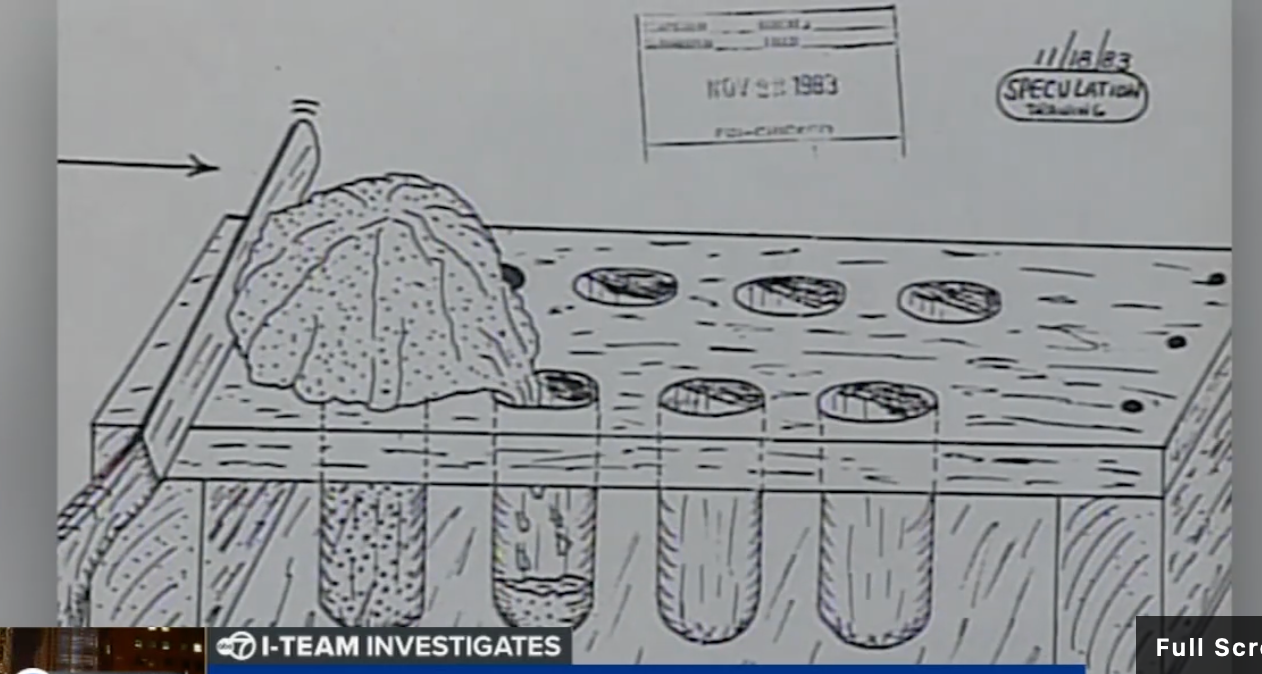 James Lewis entregó dibujos detallados en los que ilustraba cómo el responsable de los envenenamientos con Tylenol pudo haber ejecutado la campaña de terror de 1982