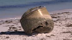 Funcionarios: Objeto misterioso aparecido en la costa australiana podría ser basura espacial