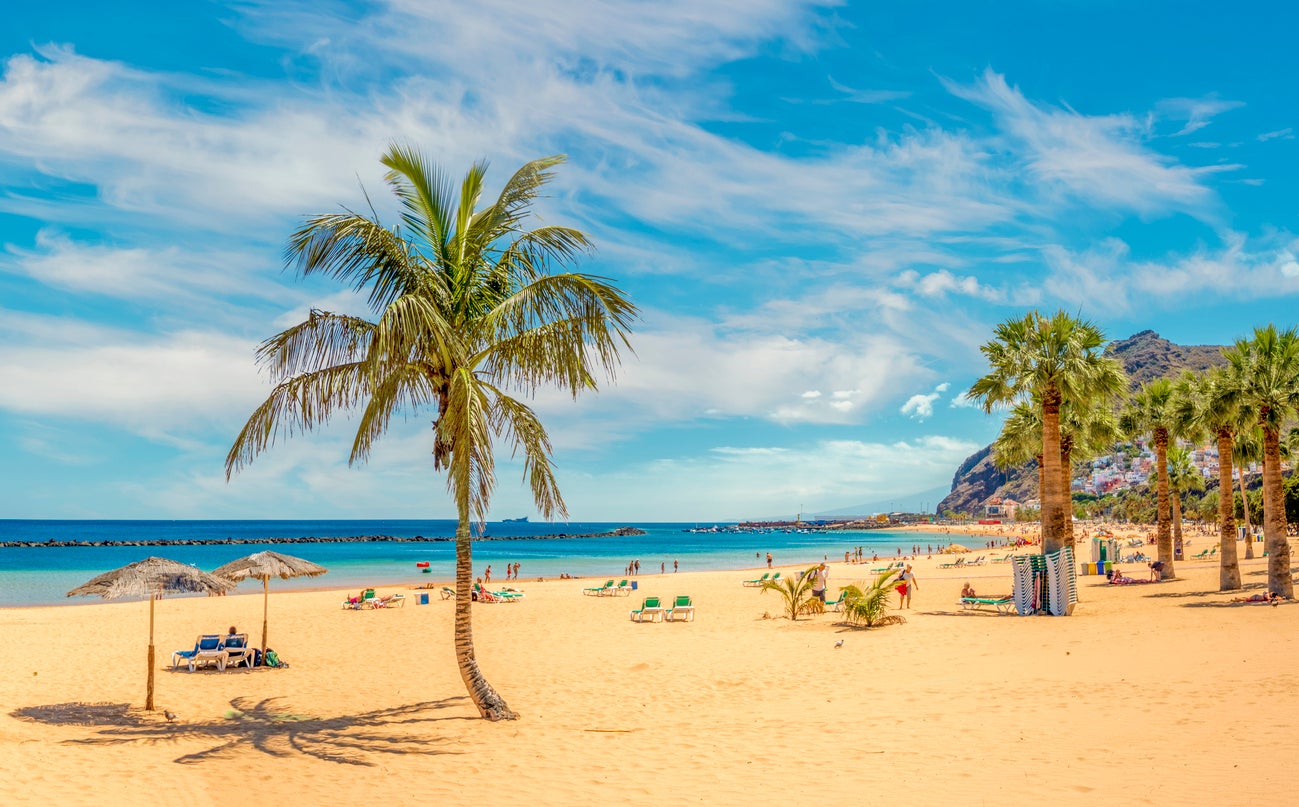 Tenerife’s weather allows for days spent on the beach, even in December