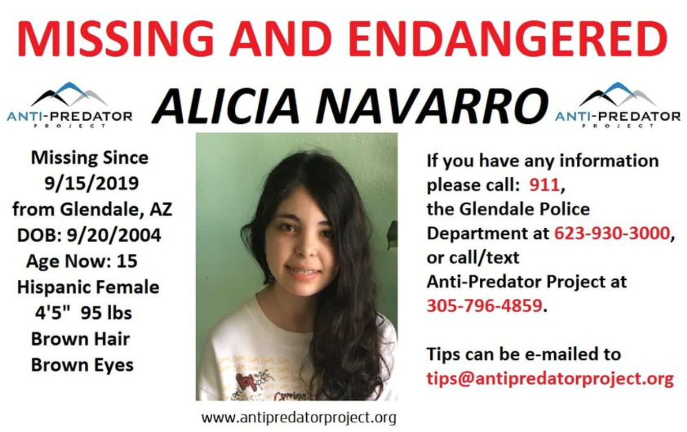 Alicia desapareció cinco días antes de cumplir 15 años