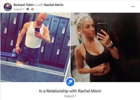 Richard Tobin cambió su estado a en una relación con Rachel Morin el 1 de agosto