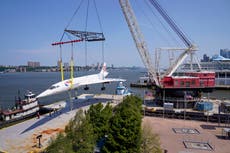 Trasladan al Concorde a Brooklyn para una restauración