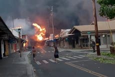 Los incendios toman por sorpresa Maui: arrasan una ciudad histórica y dejan 6 muertos