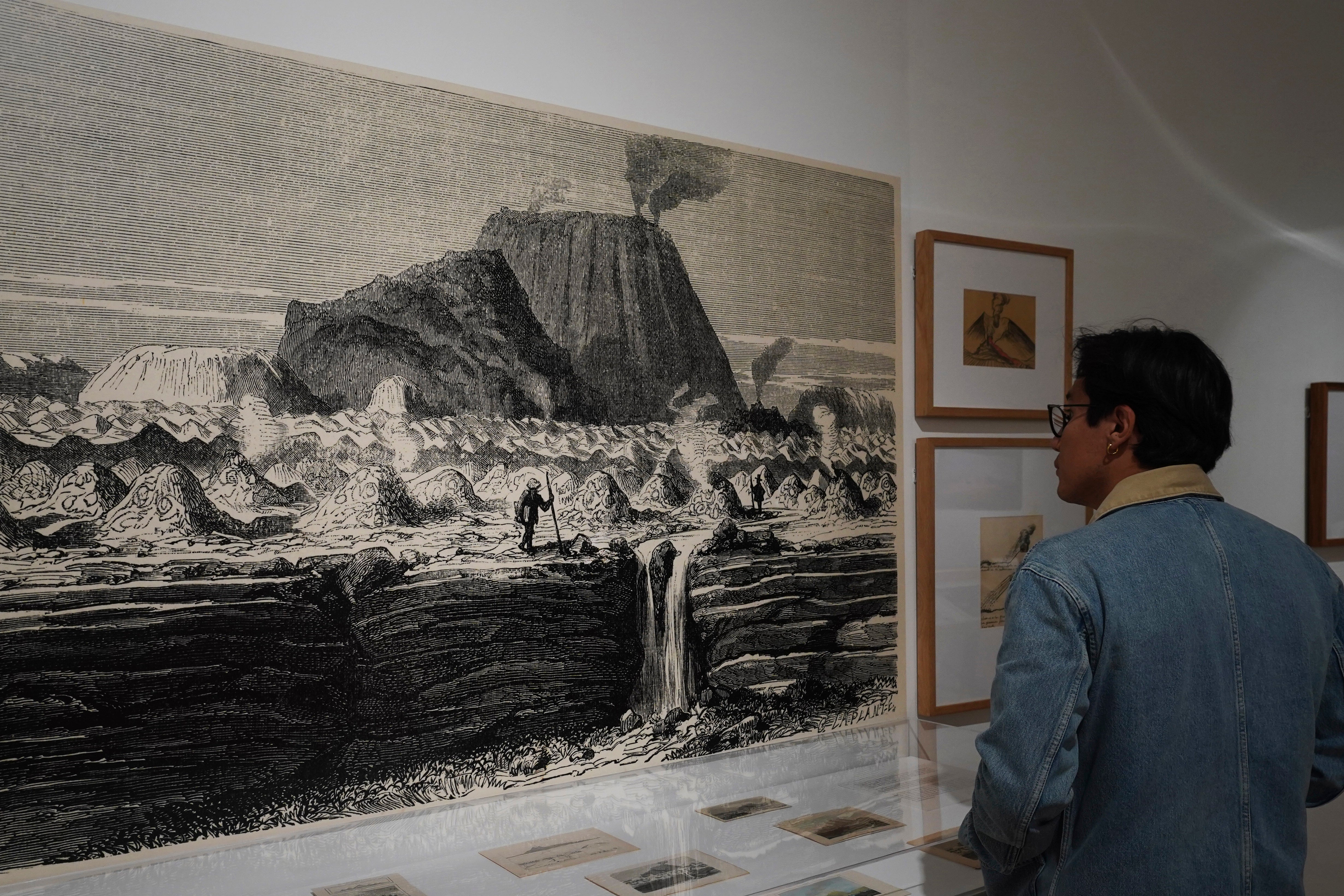 MÉXICO-EXPOSICIÓN-VOLCANES