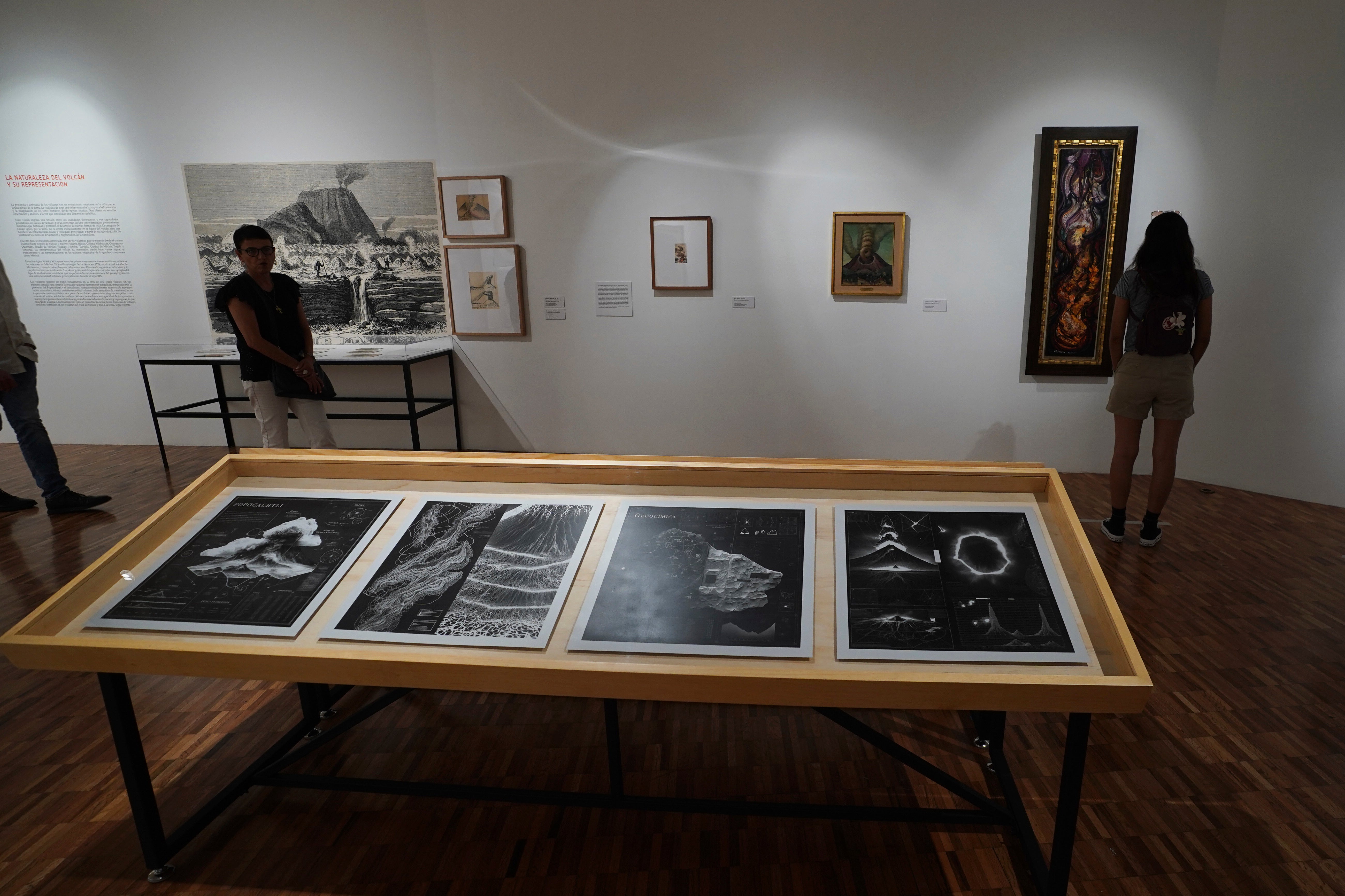 MÉXICO-EXPOSICIÓN-VOLCANES