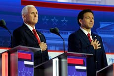 Debate: Precandidatos republicanos a la presidencia buscan ser la principal alternativa a Trump