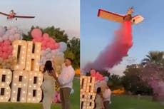 Fiesta de revelación de sexo se vuelve “mortal” tras la muerte de un piloto en una acrobacia