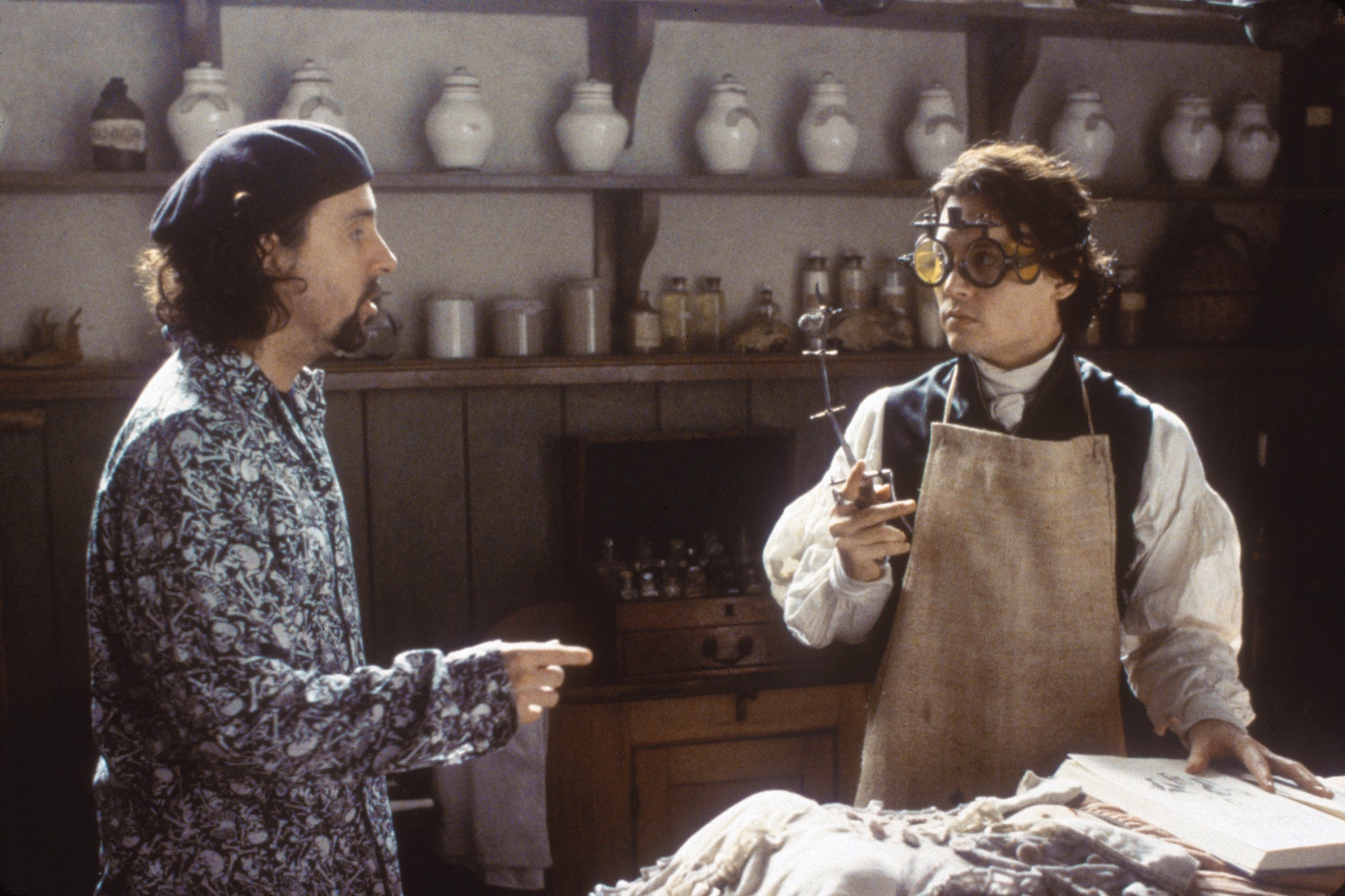 Amigos de toda la vida: Burton dirige a Johnny Depp en el rodaje de ‘La leyenda del jinete sin cabeza’ (1999)