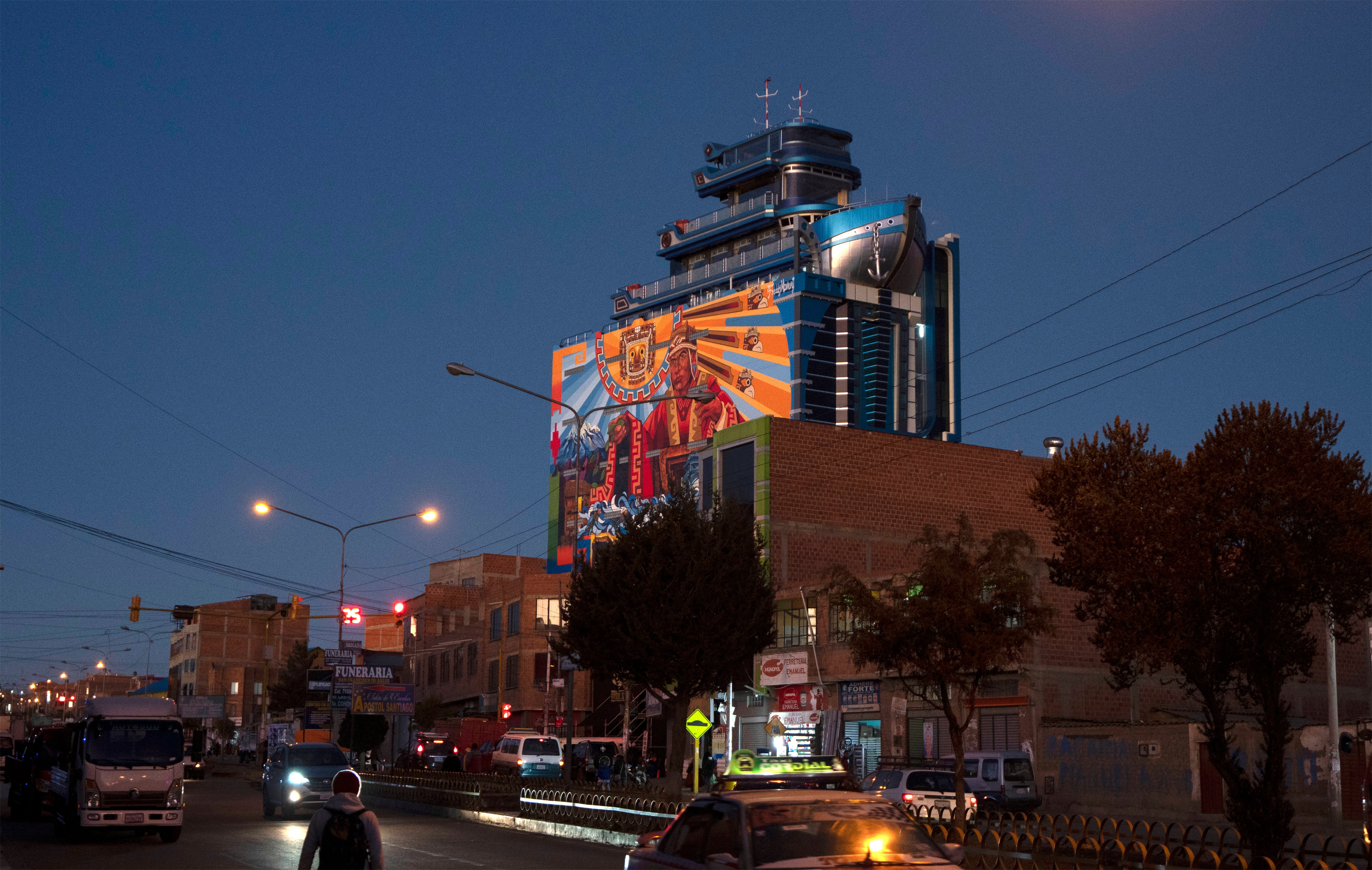 APTOPIX BOLIVIA-ARQUITECTURA BARCO