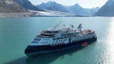 Fracasa el tercer intento de mover un crucero varado en Groenlandia