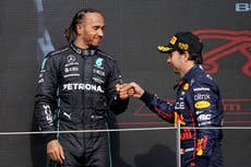 Pérez afirma que Hamilton no “sobreviviría” como compañero de Verstappen en Red Bull