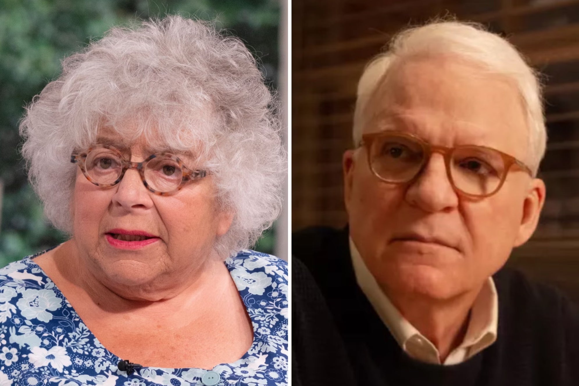 Steve Martin le trató mal a Miriam Margolyes en el set de rodaje: “Quizá practicó la actuación de método”