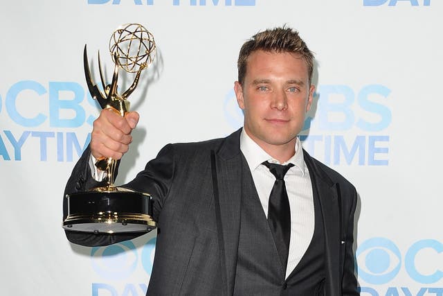 El actor Billy Miller asiste a la 41ª fiesta anual de los premios Emmy diurnos CBS después de la fiesta en el Hotel Beverly Hilton en 2014