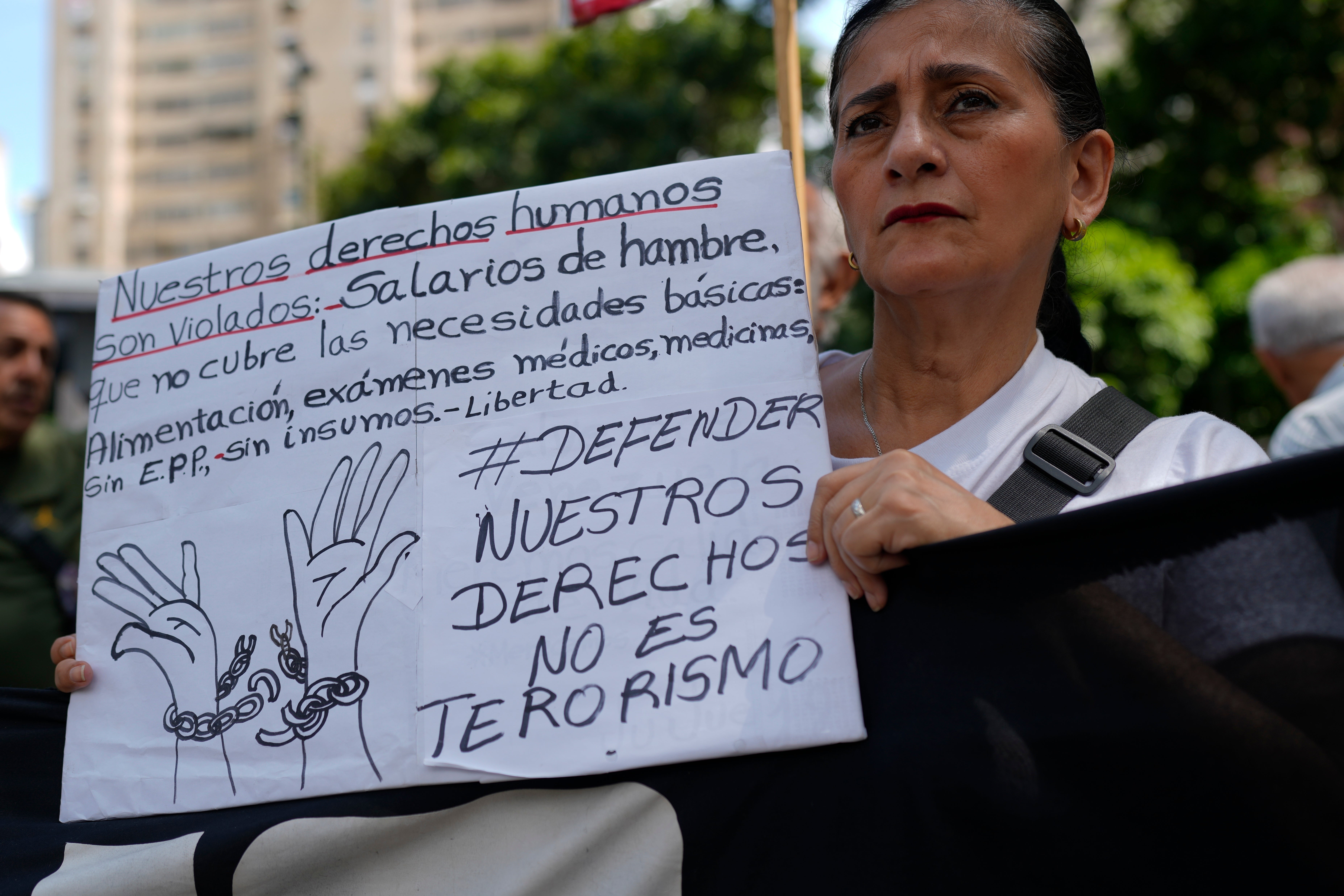 VENEZUELA-MAESTROS PROTESTAS