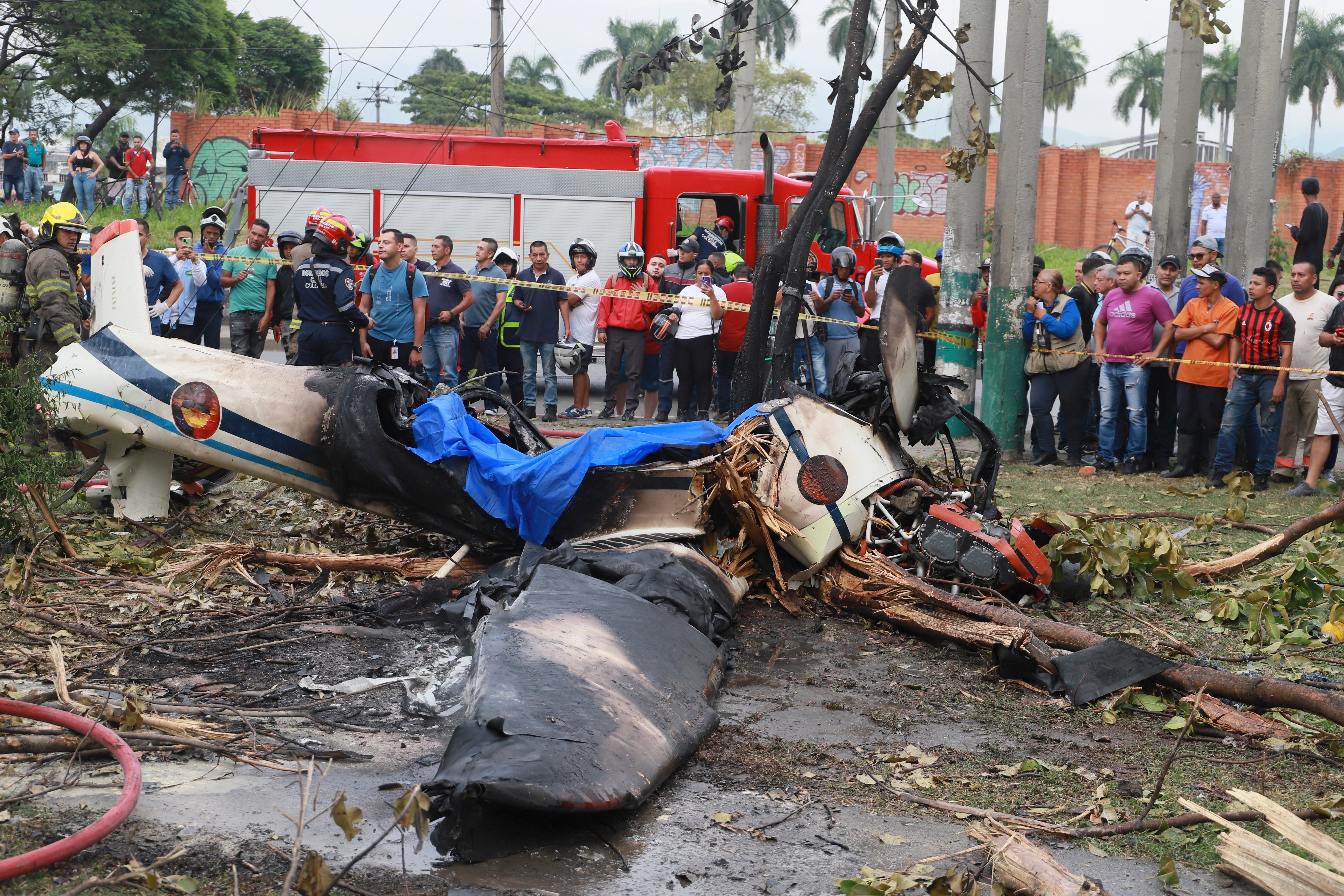 COLOMBIA-AVIÓN ACCIDENTE