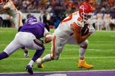 Chiefs esperan contar con Travis Kelce para duelo ante Broncos