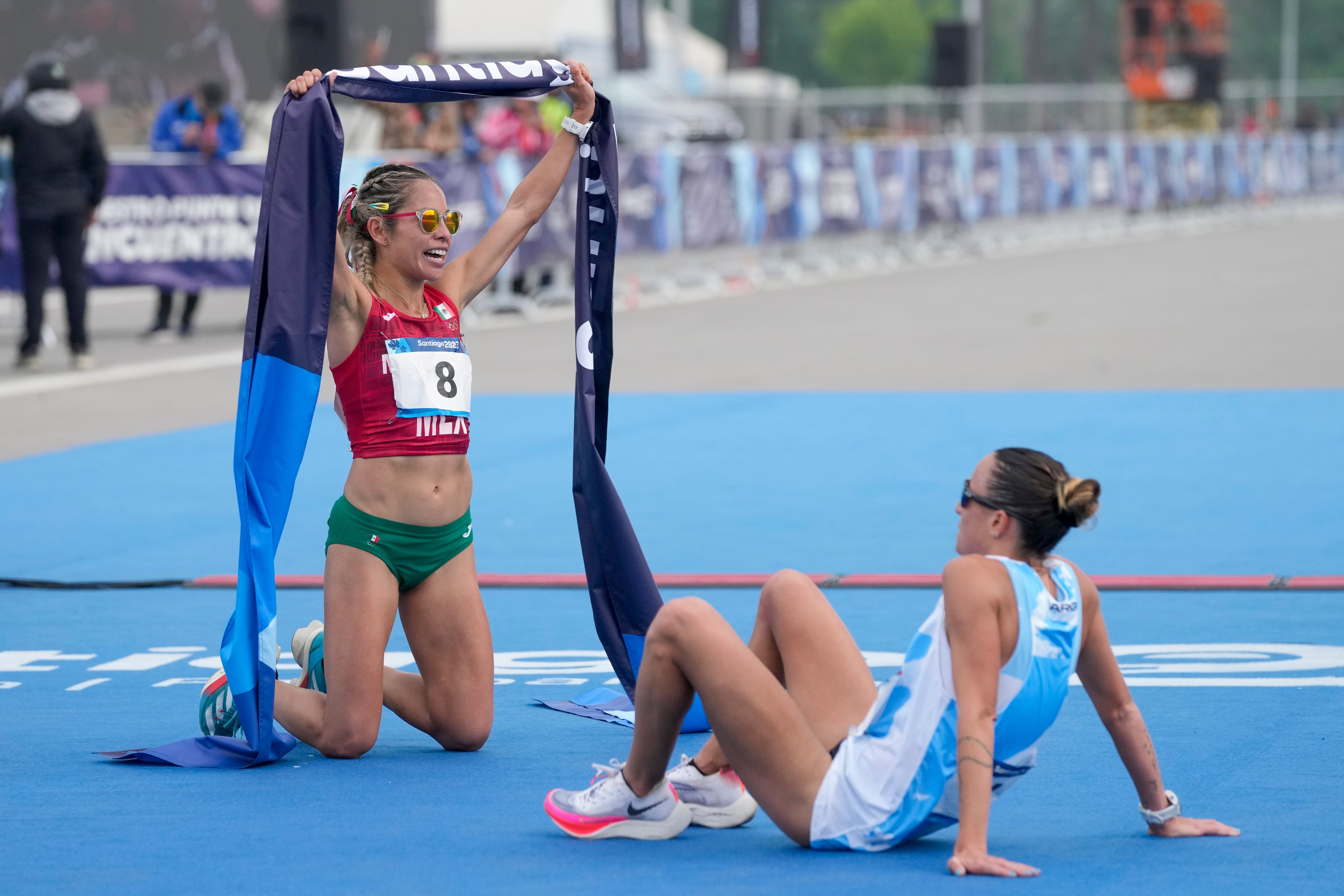 Mexicana Moscote, reina del maratón femenino de los Panamericanos; Pacheco revalida título para Perú