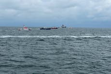 Las autoridades alemanas detienen la búsqueda de 4 marinos tras una colisión en el Mar del Norte
