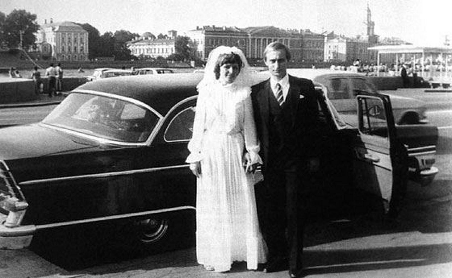 Putin con su exesposa Lyudmila Shkrebneva, con la que tuvo dos hijas