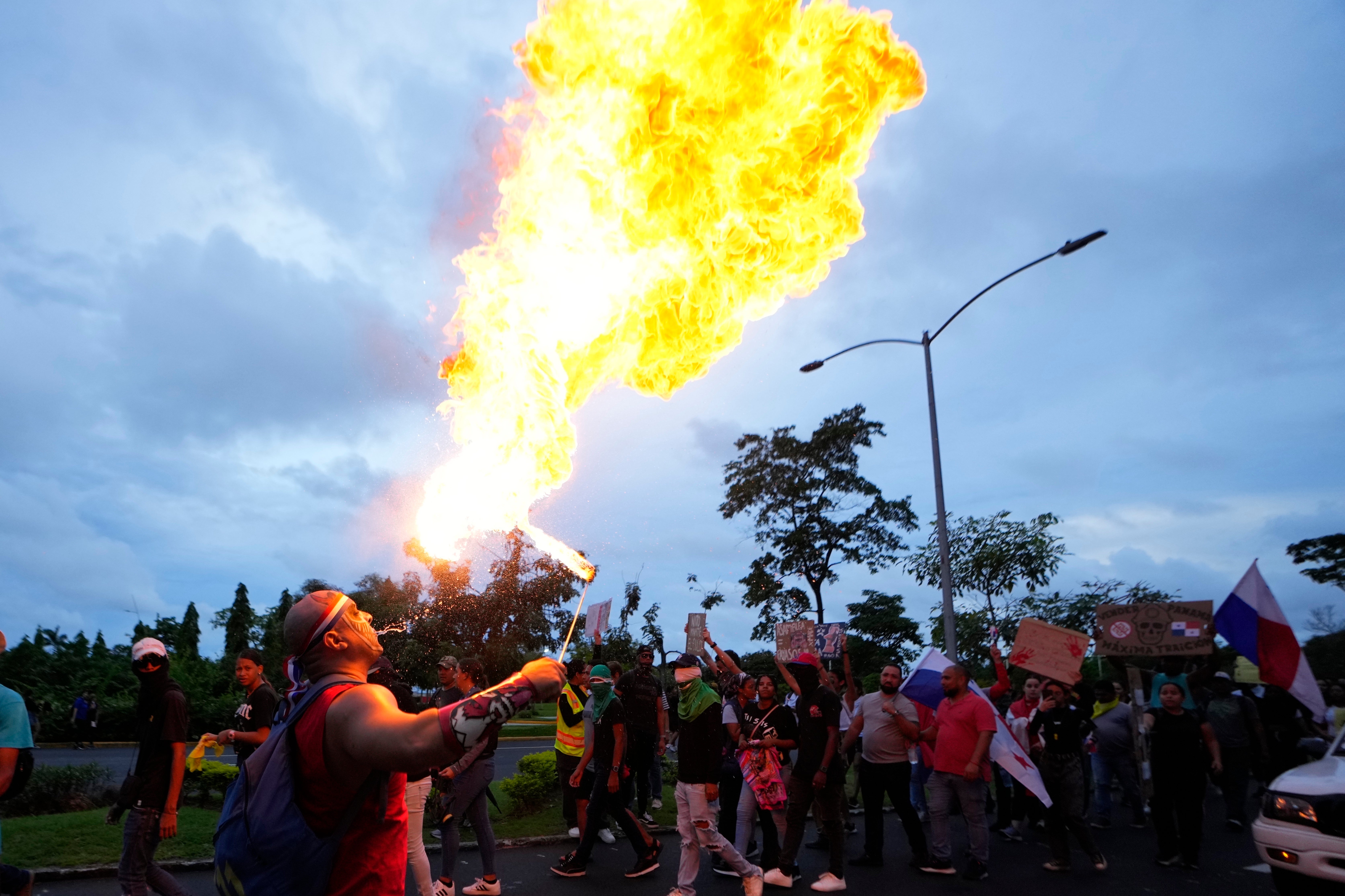 PANAMÁ-MINERÍA PROTESTAS