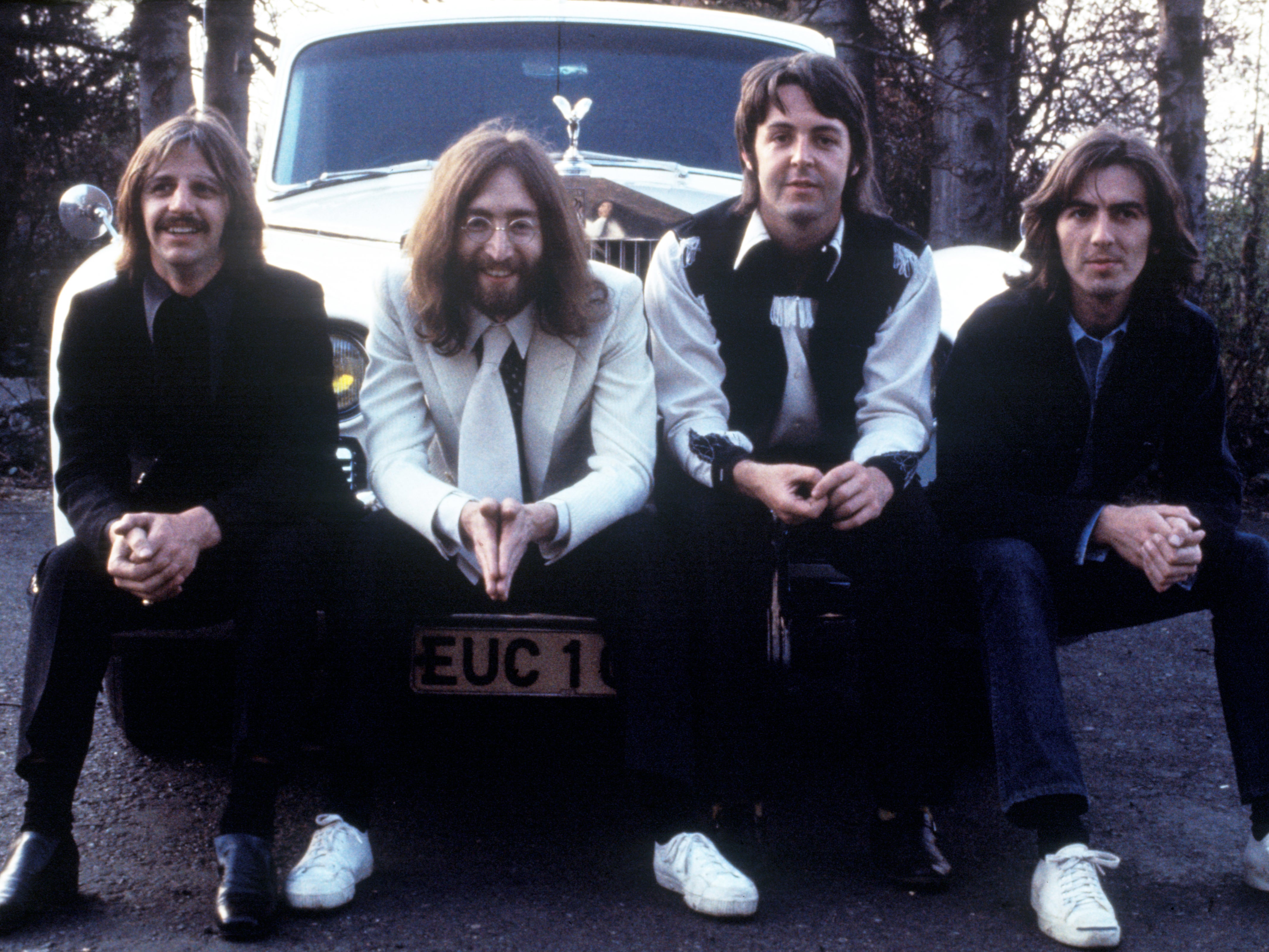 The Beatles en 1969: Ringo Starr, John Lennon, Paul McCartney y George Harrison