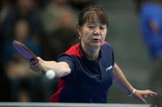 Una chino-chilena de 57 años en el tenis de mesa cautiva al público en los Panamericanos