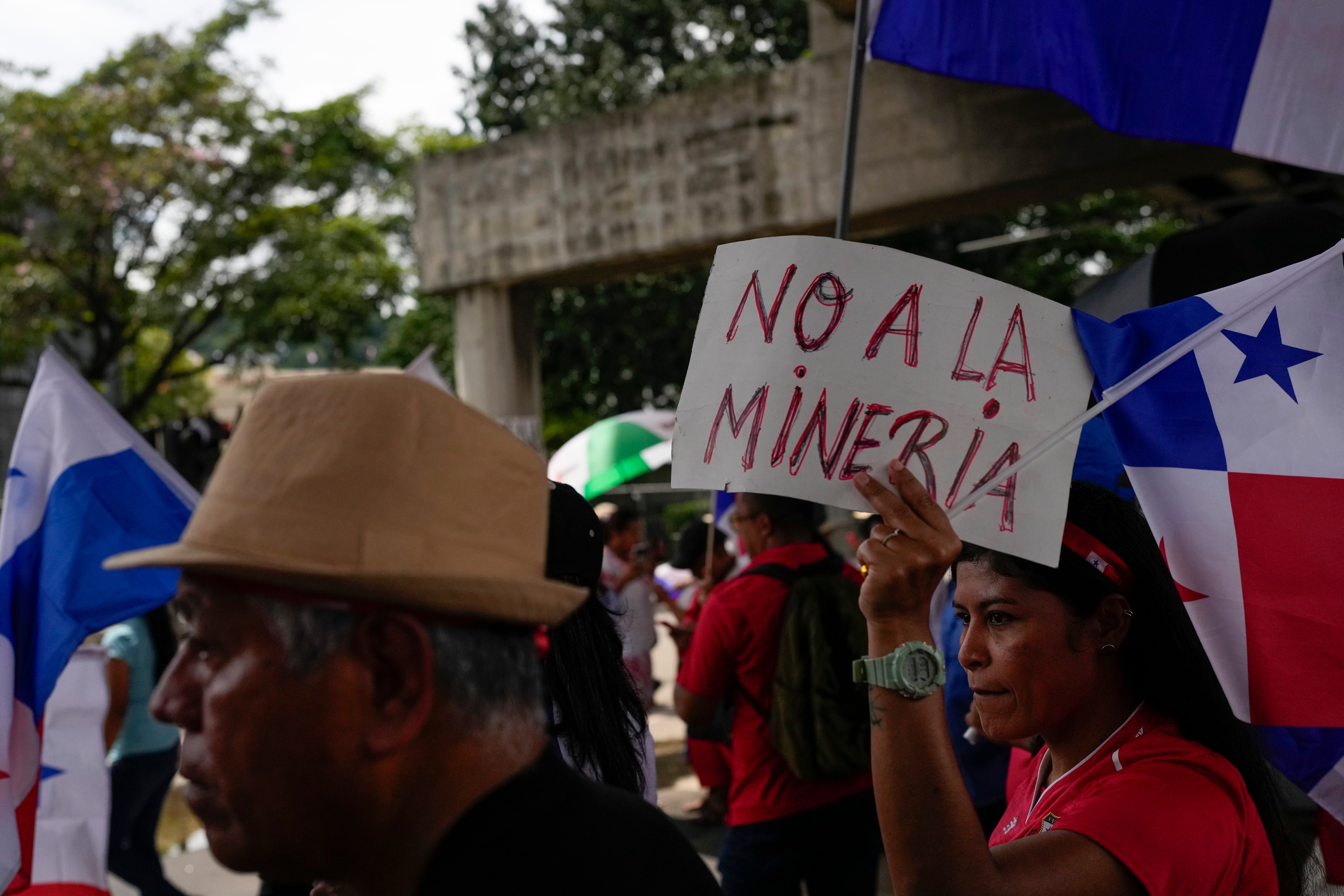 PANAMÁ-MINERÍA-PROTESTAS